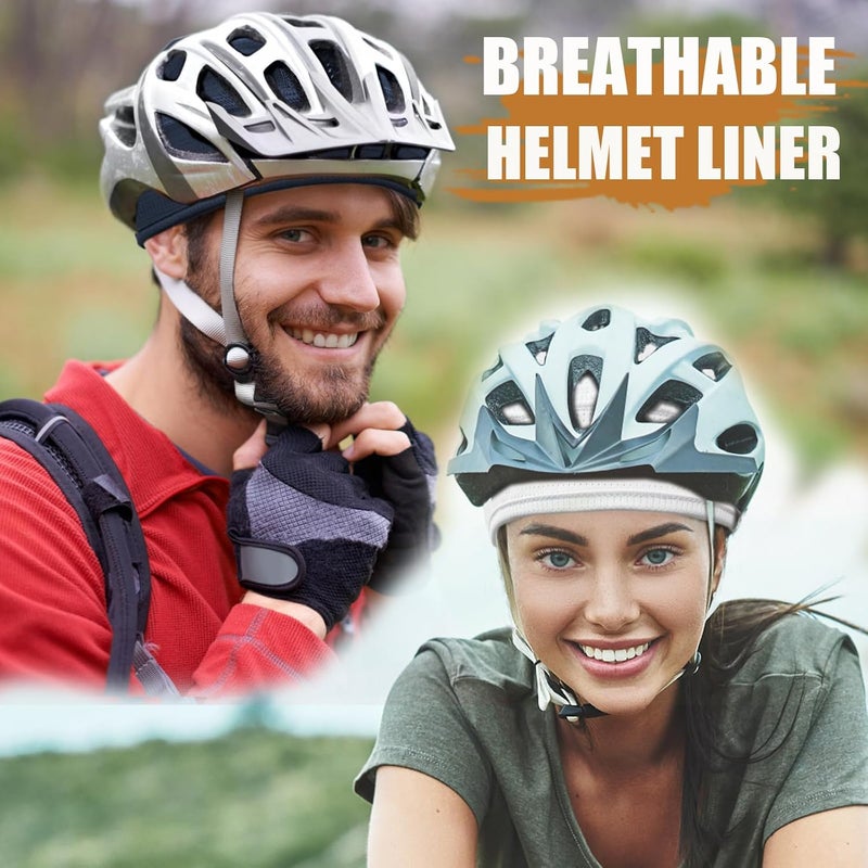 vidsel Skull Cap Cooling Helmet Liner Beanie Breathable Mesh Sweat Wicking Cycling Running Hat for Men Women - Image 3